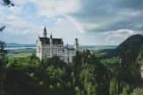 Castle on a forested hill, waiting in the queue